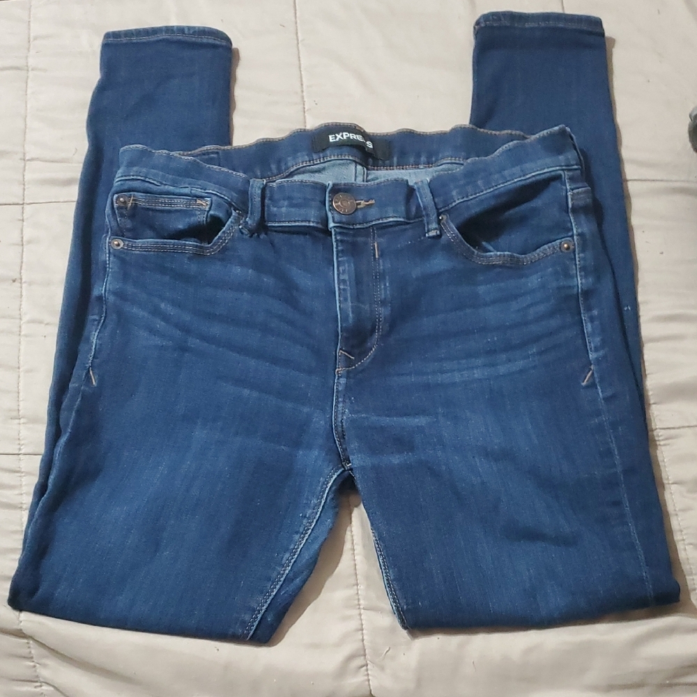 Express Women's Blue Jean Legging